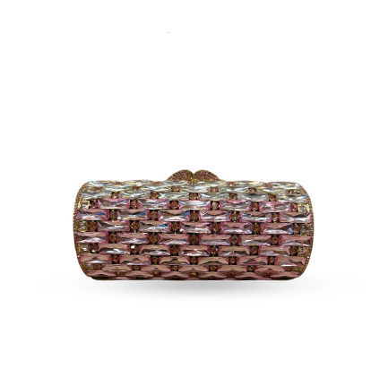 Red Crystal Rectangle Clutch