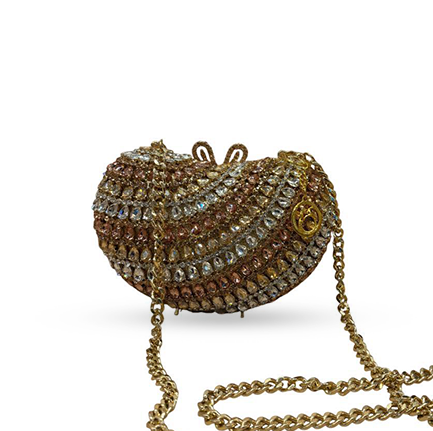 Crystal Heart Clutch