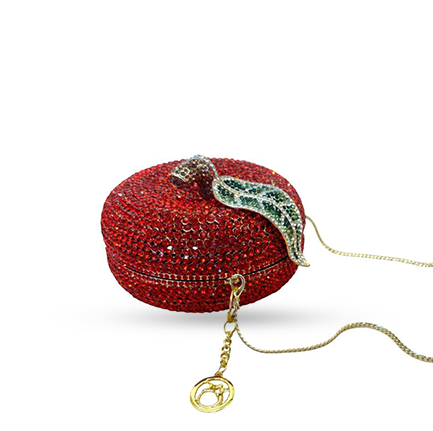 Apple Crystal Swarovski Clutch