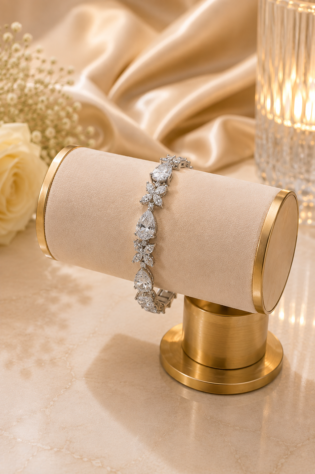 Crystal Blossom Bracelet