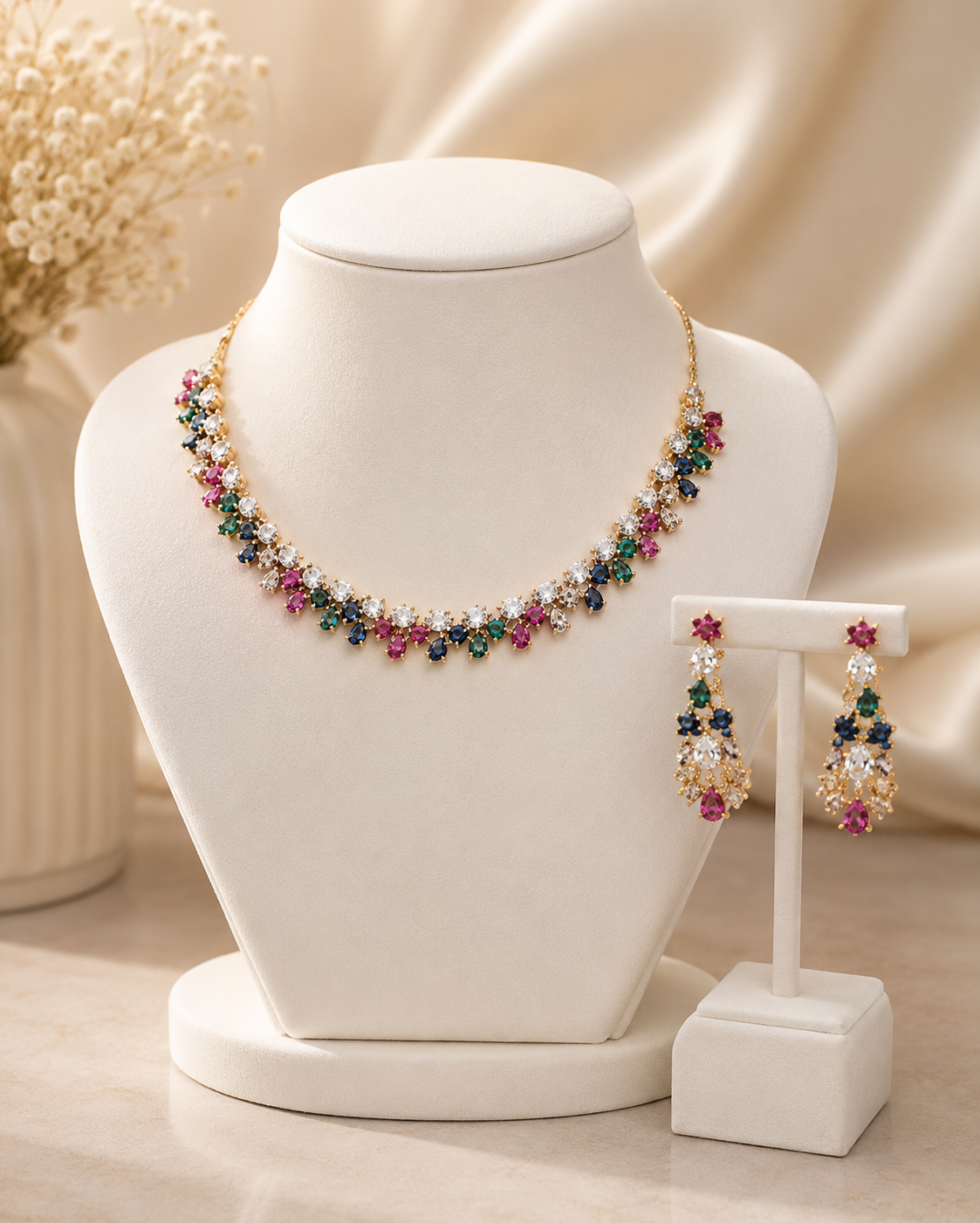 Floral Rainbow Charm Set