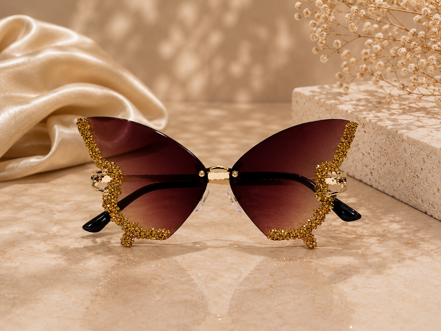 Golden Flutter Sunglasses