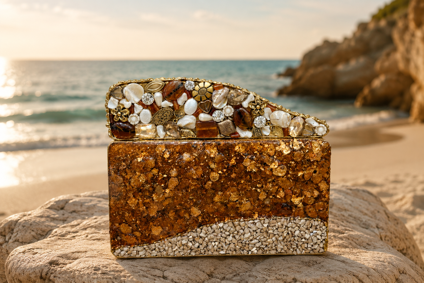 Amber Coast Clutch