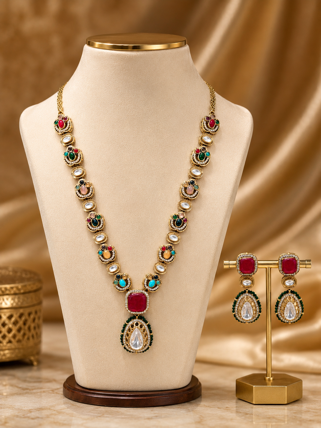 Noorani Kundan Necklace Set