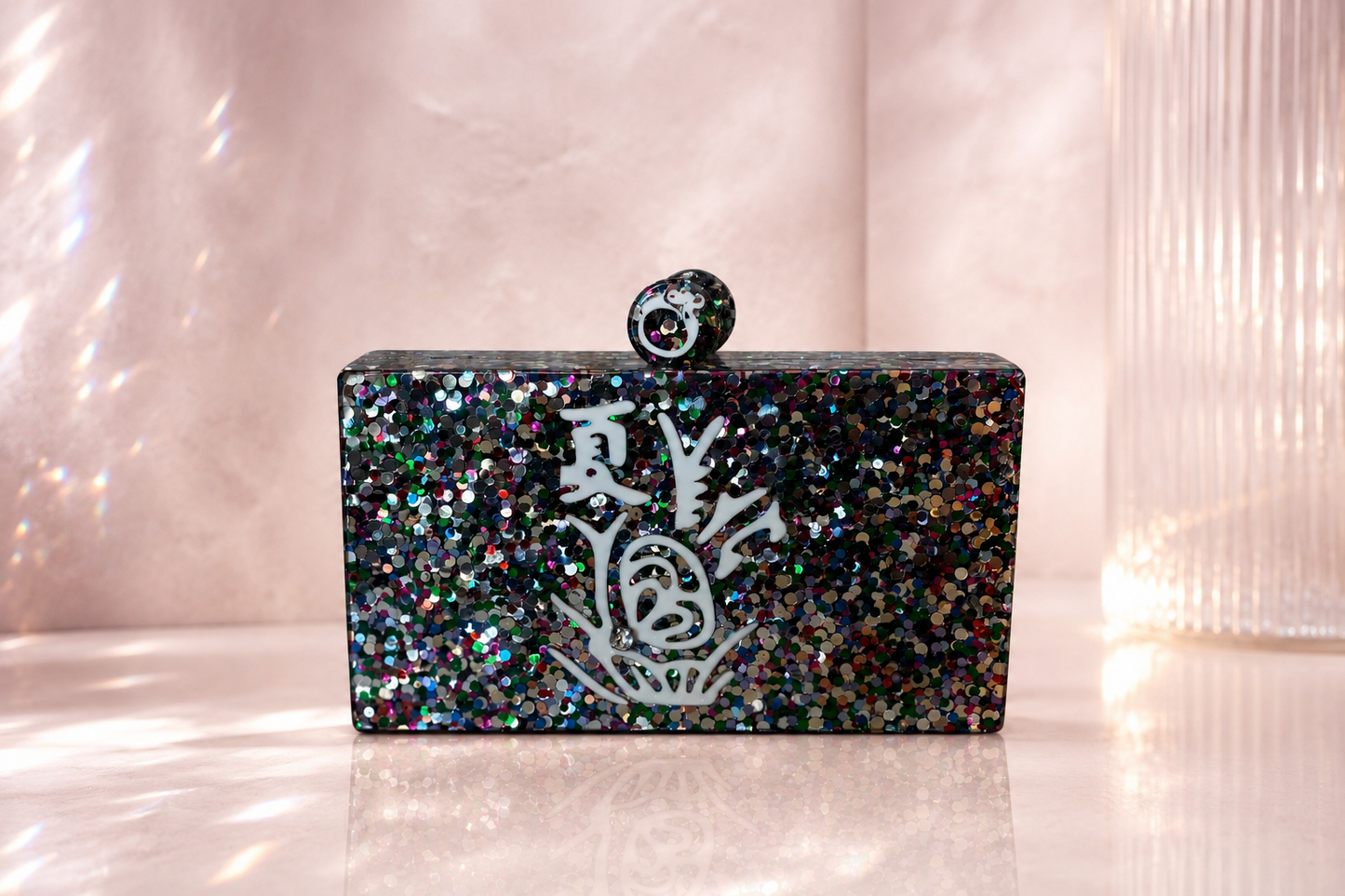 Mahjong Mosaic Clutch