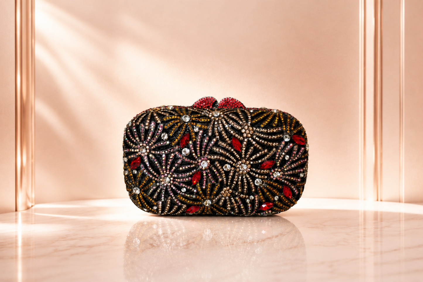 Swarovski Petal Clutch