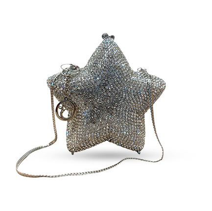 Star Shaped Swarovski Clutch