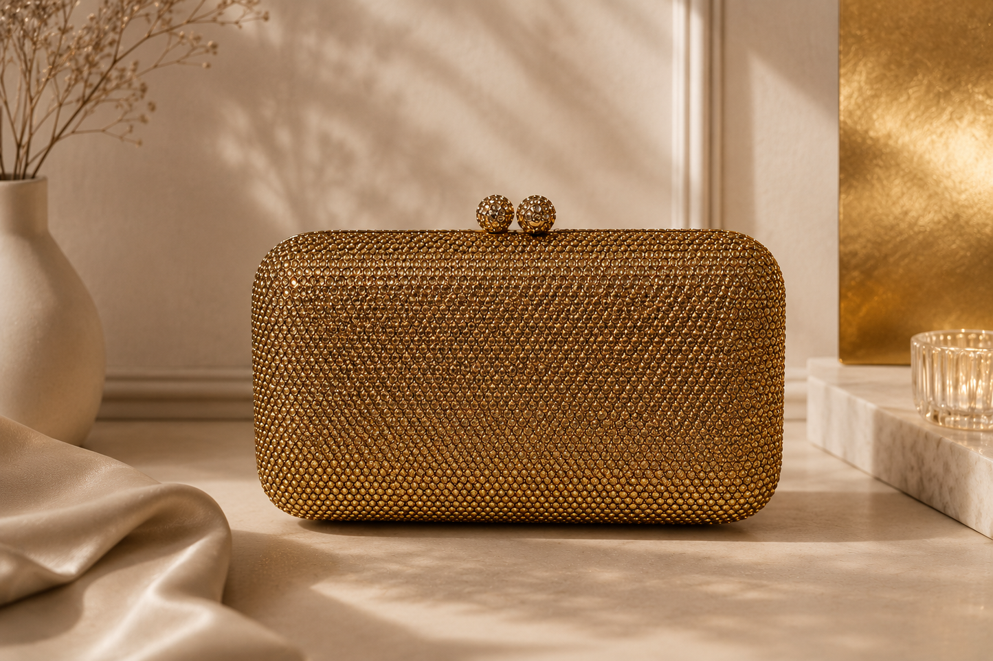 Swarovski Golden Clutch
