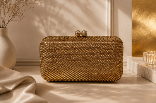 Swarovski Golden Clutch
