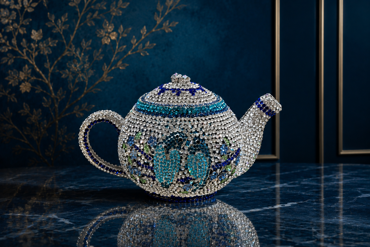 Sapphire Teapot Clutch