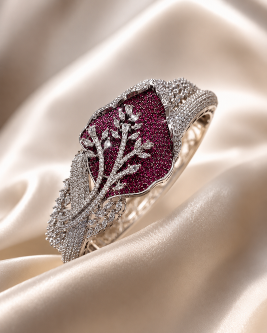 Ruby Bloom Bracelet