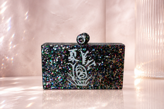 Mahjong Mosaic Clutch