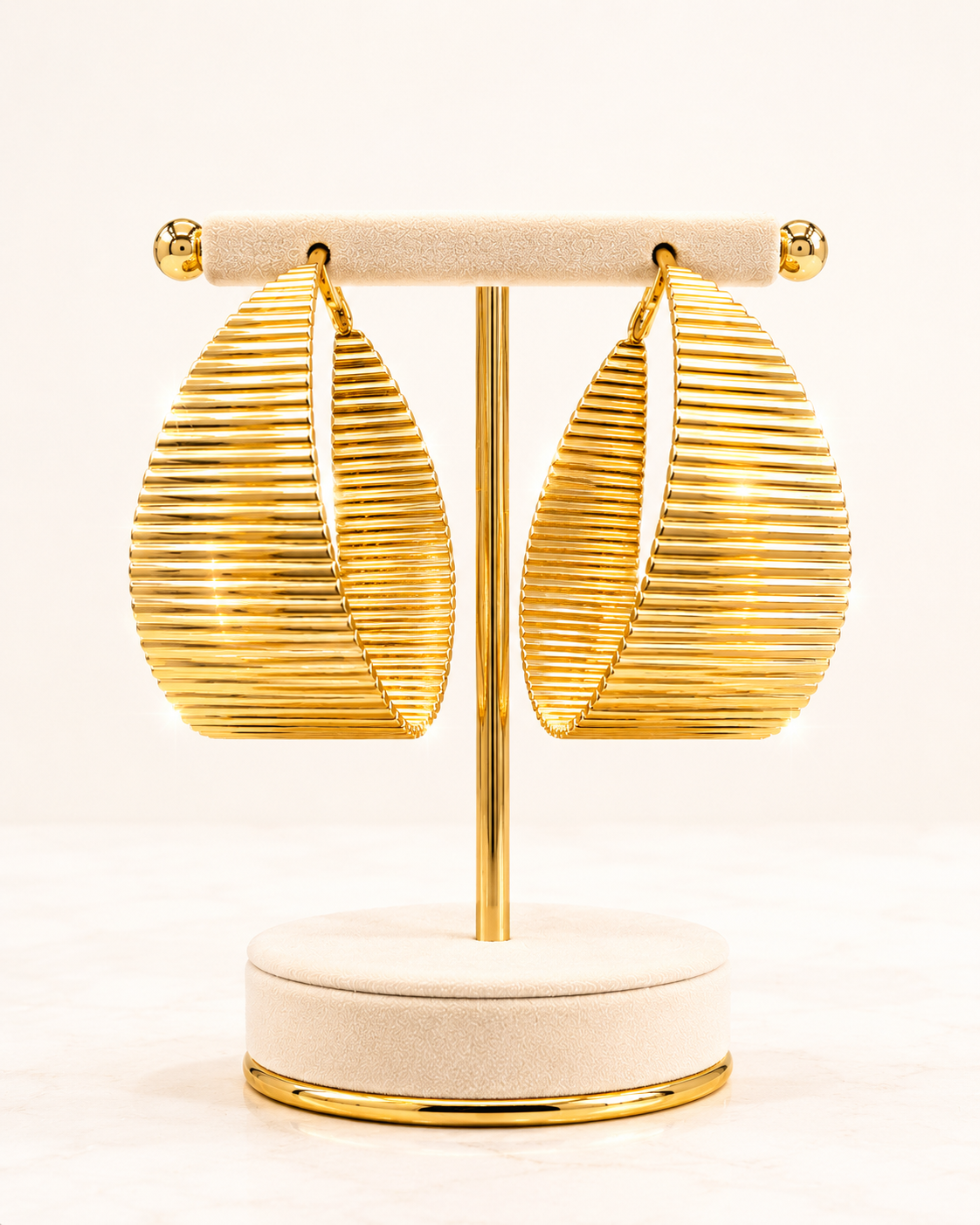 Golden Wave Earrings