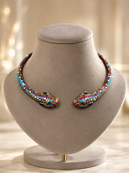 Serpent Mosaic Necklace
