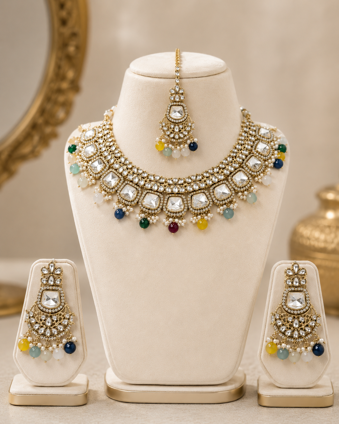 Royal Kundan Minakari Set