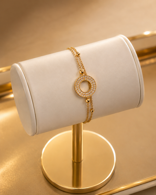Double Halo Bracelet