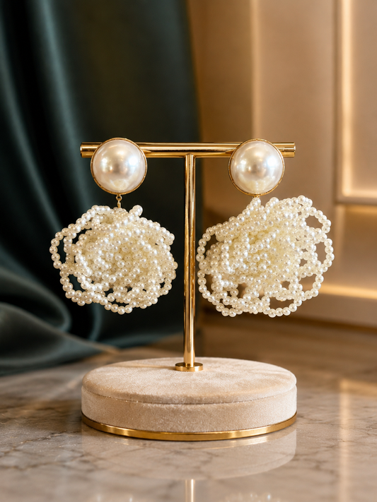 Pearl Cascade Earrings