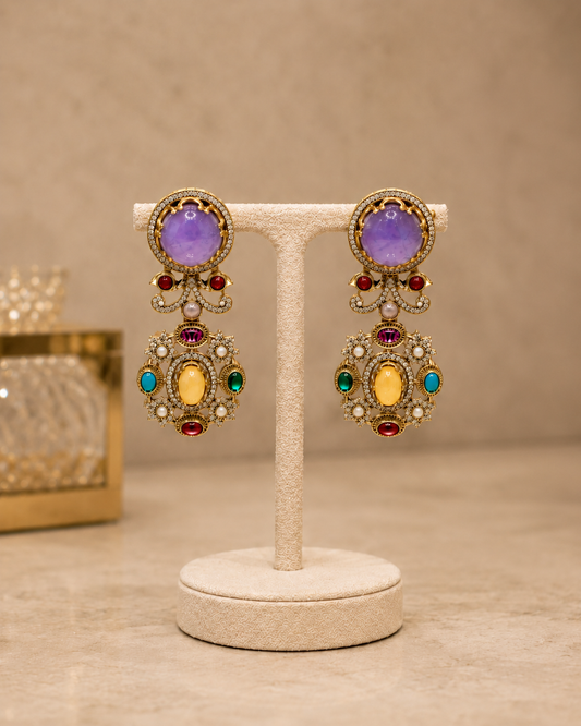 Lavender Majesty Earrings