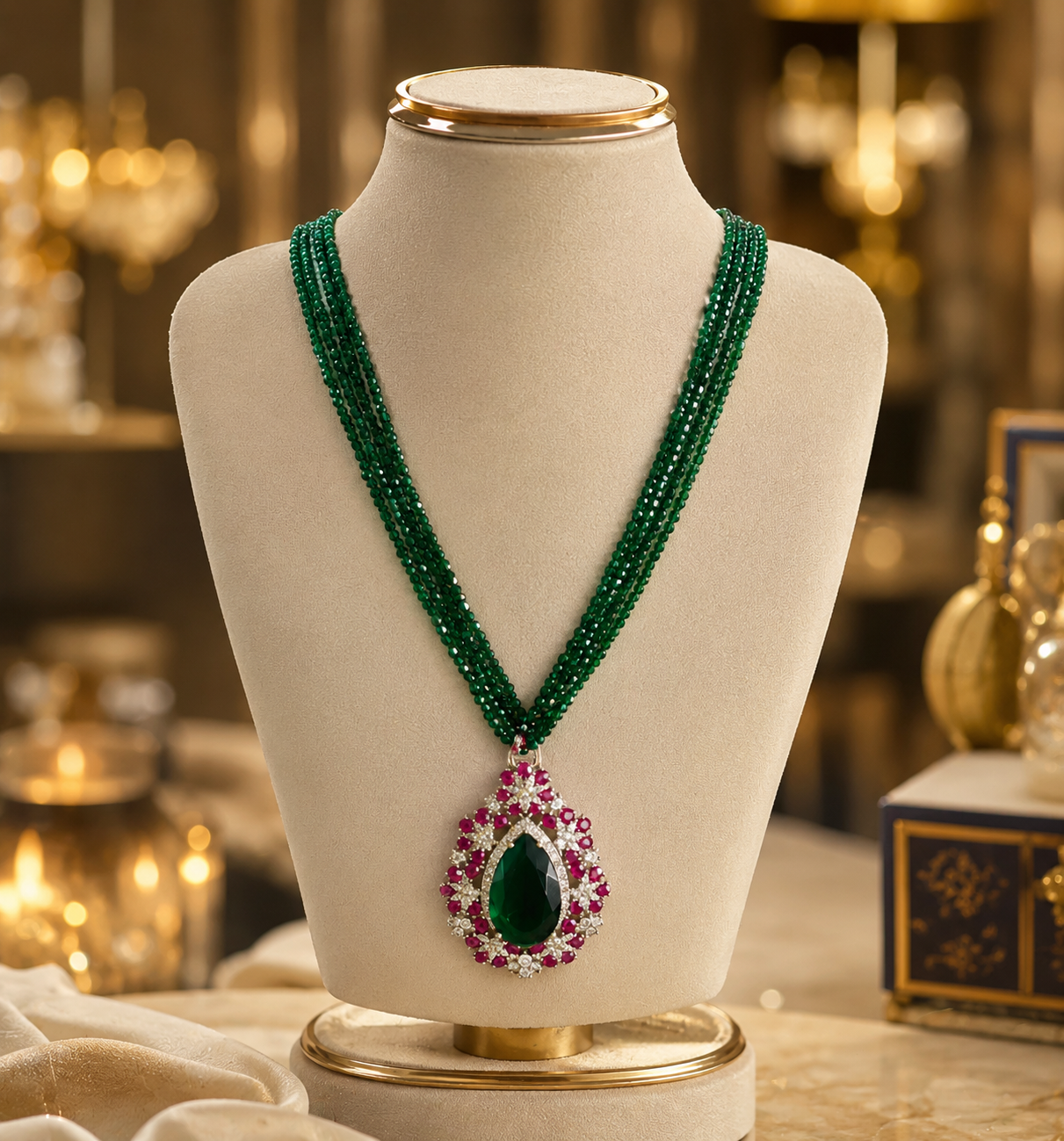 Royal Emerald Necklace