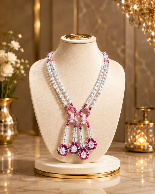 Ruby Cascade Necklace