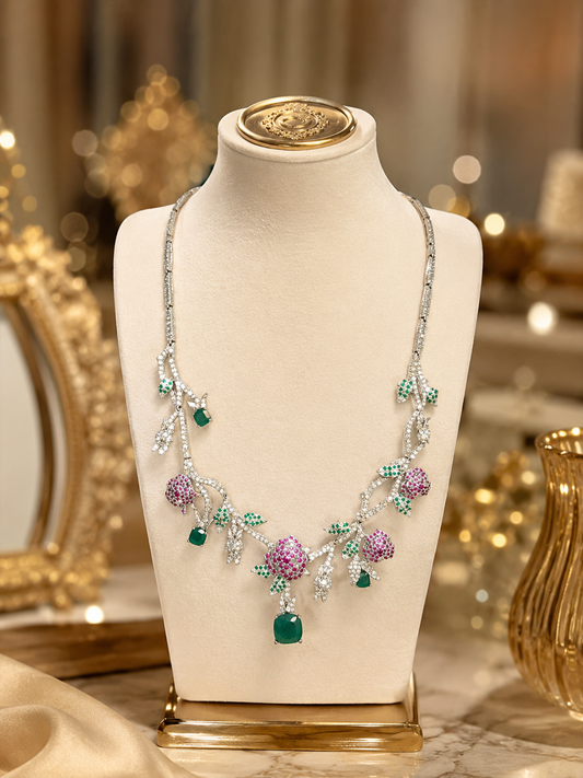 Emerald Rosevine Necklace