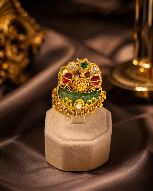 Emerald Mughal Ring