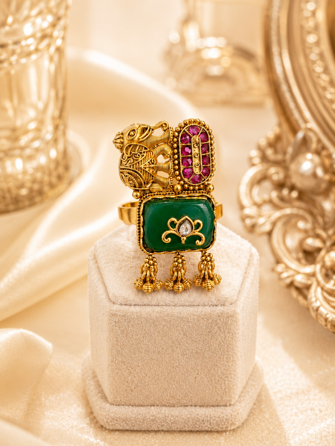 Emerald Heritage Ring